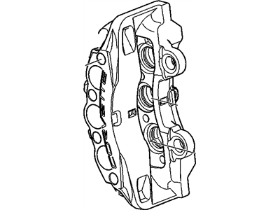 GM 22799628 Caliper,Front Brake