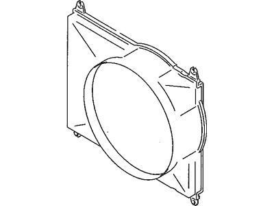 1999 Chevrolet Tracker Fan Shroud - 30020686