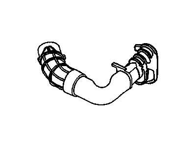 1993 Oldsmobile Achieva Air Intake Coupling - 24502085