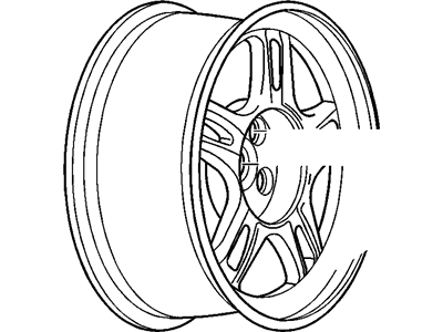 Chevrolet Blazer Spare Wheel - 9593841