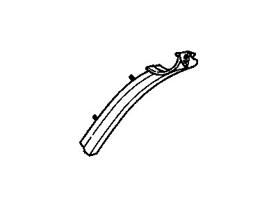 10193479 GM Molding Assembly, Windshield Side Upper Garnish Illustration 1 of 1