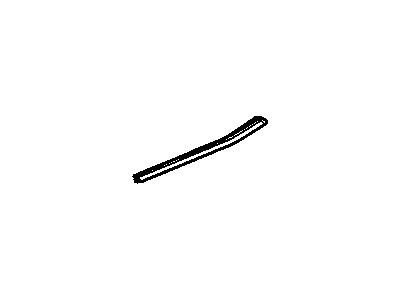 GM 25931892 Weatherstrip Assembly, Rear Side Door Below Belt Rear Auxiliary