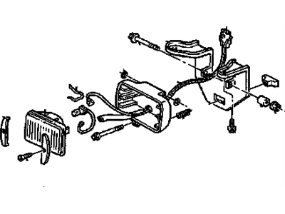 GM 16515454 Lamp Assembly, Front Fog