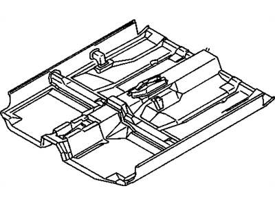 GM 91173469 PANEL, Floor Pan