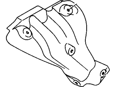 1997 Chevrolet Tracker Exhaust Heat Shield - 91174238
