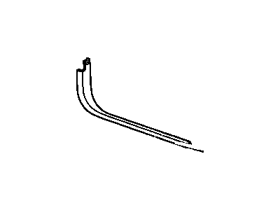 10175264 GM Retainer, Front Side Door Opening Floor Carpet *Red Illustration 1 of 1