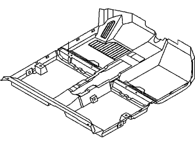 GM 96981527 Carpet Asm,Front Floor Panel *Beige