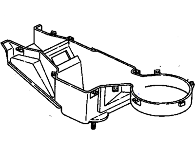 GM 52456450 Case,A/C Evaporator Lower