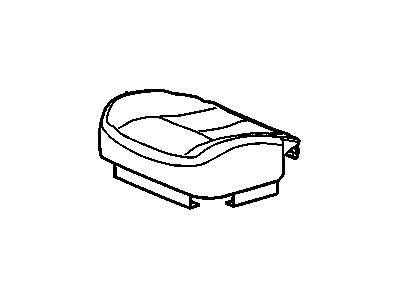 GM 12473542 Cover,Driver Seat Cushion *Pewter