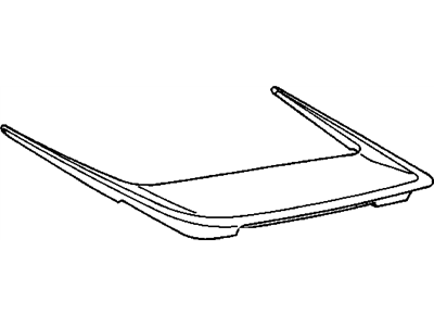 GM 12397143 Spoiler, Rear End Prime