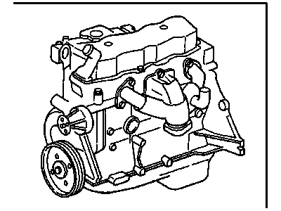 GM 12465434 Engine Asm,Gasoline 2.2L (Goodwrench Remanufacture)