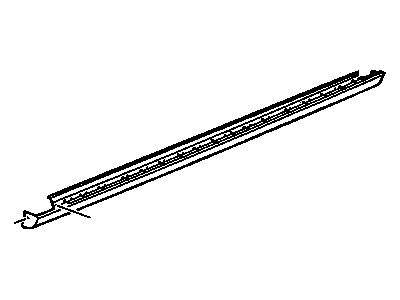 GM 25870660 Molding Assembly, Rocker Panel *Gray