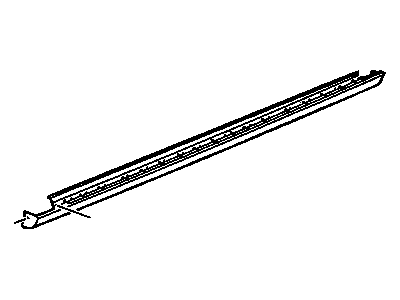 GM 25803418 Molding Assembly, Rocker Panel *Gold Mist