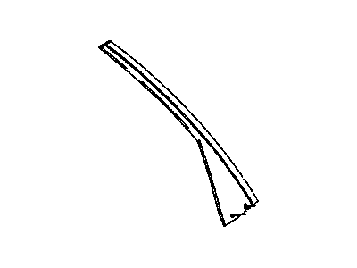 GM 22671223 Applique,Rear Side Door Window Frame Rear