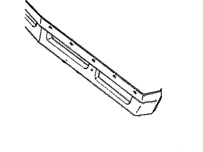 GM 22528124 Bar, Front Bumper Imp