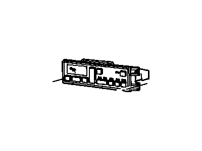 GM 1227743 Heater & Air Conditioner Control Assembly (Remanufacture)