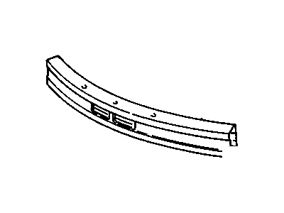 GM 22555455 Bar Assembly, Front Bumper Imp