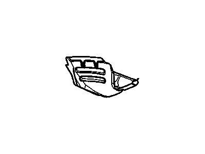 15826665 GM Extension,Front Compartment Side Rail Rear Illustration 1 of 1