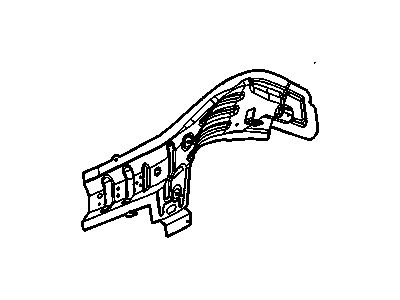 GM 22675133 Rail,Front Compartment Outer Side