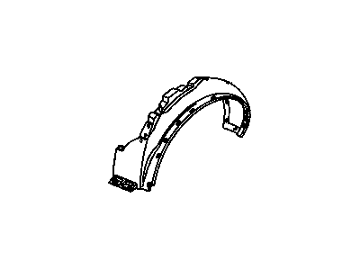 GM 10040017 Liner, Front Wheelhouse Panel