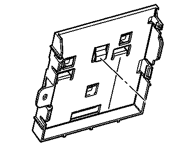 22897960 GM Bracket Assembly, Ecm Illustration 1 of 1