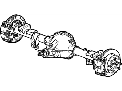 GM 15815774 Axle Assembly, Rear (4.10 Ratio)