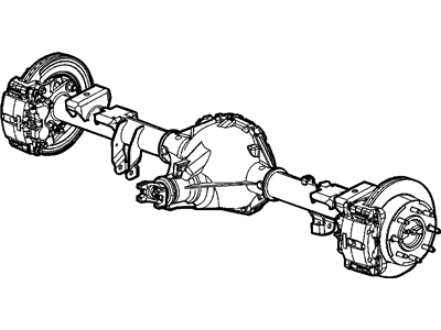 GM 15815724 Axle Assembly, Rear (3.73 Ratio)