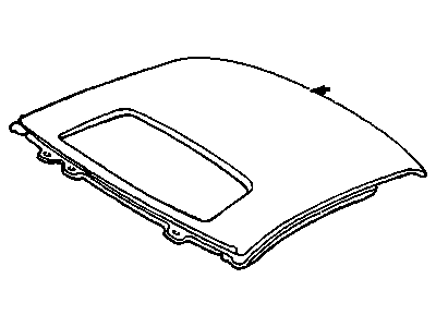 22597754 GM Roof Panel Assembly Illustration 1 of 1