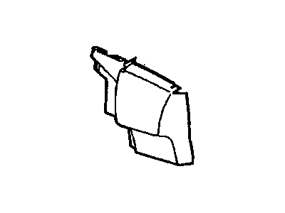 GM 25753780 Trim, Rear Compartment Side