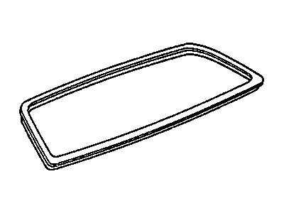 GM 10123057 Molding, Removable Top Rear Window Reveal