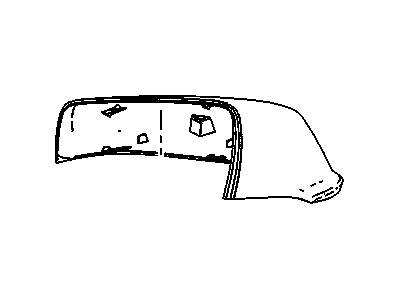 GM 20895332 Cover, Outside Rear View Mirror Housing