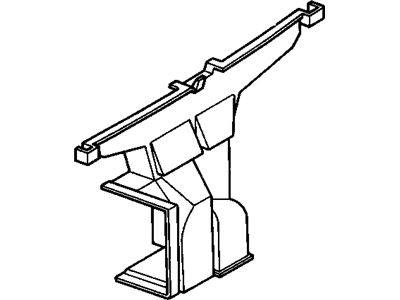 GM 52464024 Duct,Windshield Defroster Nozzle & Air Dist (Front)