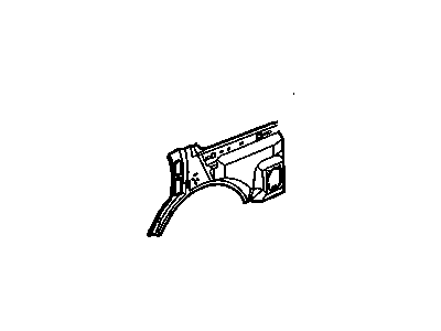 88937050 GM Panel,Body Side Inner Illustration 1 of 1