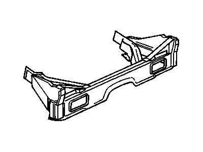 GM 10153670 Bar Assembly, Rear Bumper Imp