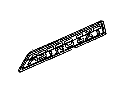 GMC Safari Emblem - 12546168