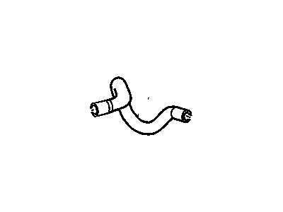 GM 25748906 Radiator Surge Tank Outlet Pipe Assembly