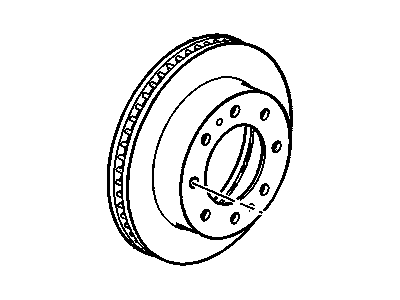 GM 15942198 Front Brake Rotor