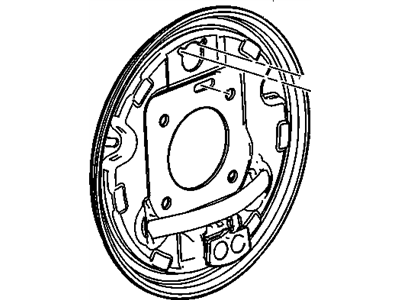 2005 Chevrolet Colorado Brake Backing Plate - 88967083