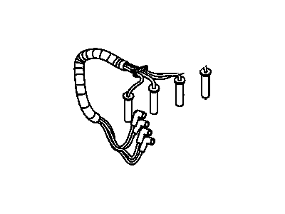 GM 12173584 Wire Kit,Spark Plug