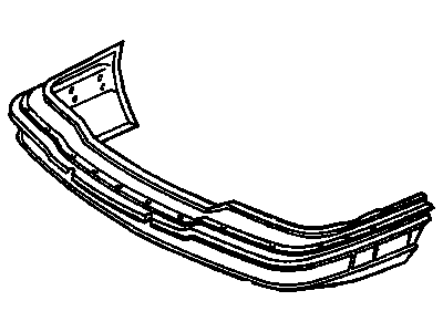 GM 25641139 Front Bumper Cover