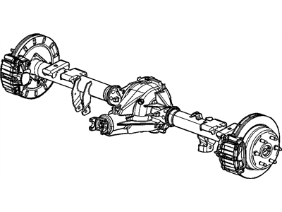 GM 15202799 AXLE, Rear Axle