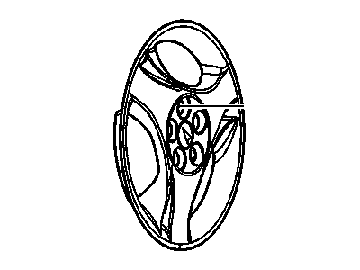 2005 Pontiac Sunfire Wheel Cover - 9596523