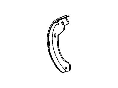 Chevrolet Cavalier Parking Brake Shoe - 19212603