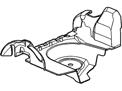 20874608 - Genuine GM Insulator, Spare Wheel Lower