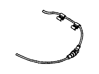 Chevrolet Corvette Throttle Cable - 10163845