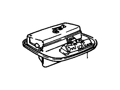 GM 3635680 Compartment Asm,Roof Front Stowage (W/Door) *Sapphire