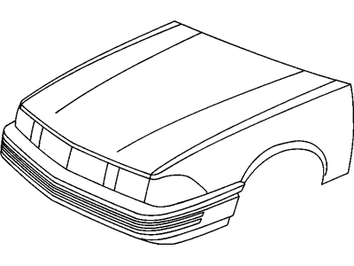 1994 Chevrolet Cavalier Bumper - 22588195