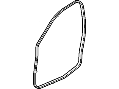 2005 Cadillac SRX Door Seal - 19169082