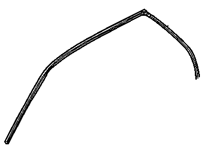 2005 Cadillac SRX Door Seal - 15297595