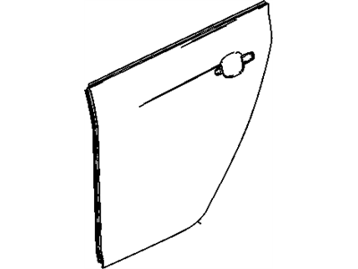 GM 13286639 Panel, Rear Side Door Outer